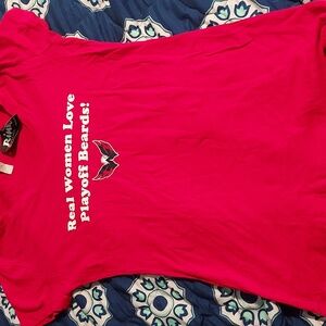 Washington Capitols ladies tee large NWT